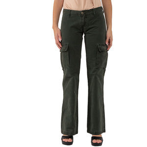 Acquaverde Pants Women size 28 Dark Green